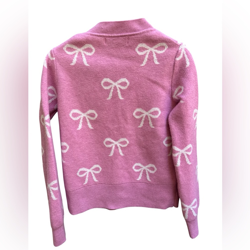 Nik & Leksi Pink Bow Cardigan – Size XS (5/6) - Picture 5 of 5